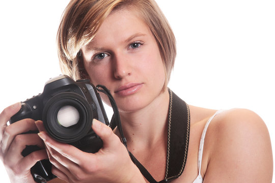 Jeune femme photographe 4