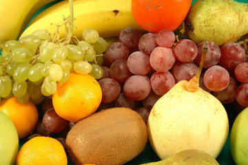 Background from various fruit.