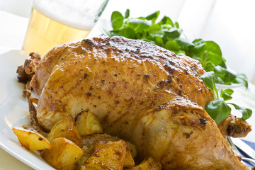 Roasted chicken