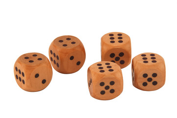 Five dice