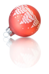 christmas decoration isolated on white