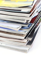 stack of magazines