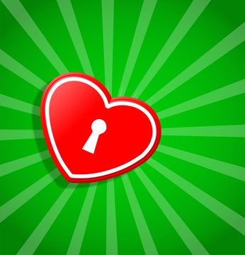 Cuore lucchetto 