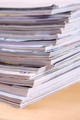 stack of magazines