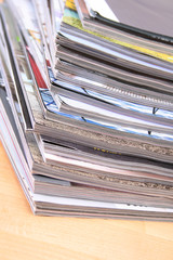 stack of magazines