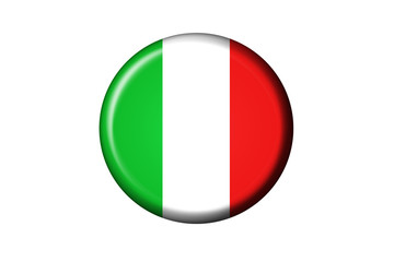 Italienische Flaggen Knopf