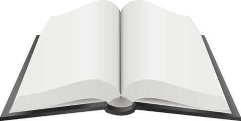 Open Book Illustration