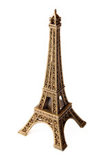 Fototapeta na wymiar Tour d-Eiffel isolated on white