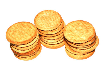 Baking, pastry isolated on a white background.