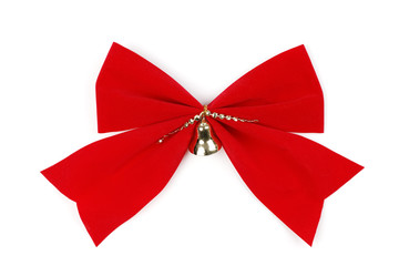 Noeux ruban rouge pour decoration de noel et cadeaux