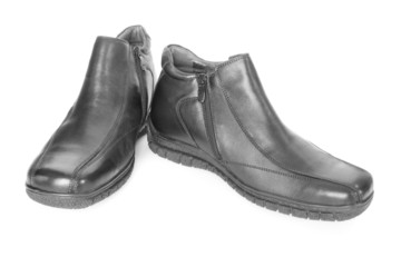 Winter shoes isolated on white