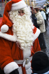 Santa on the street