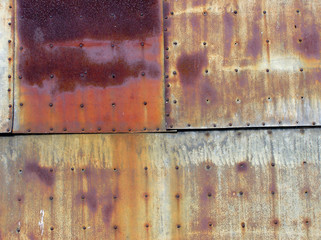 Textura de metal y colores