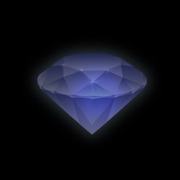 glowing diamond