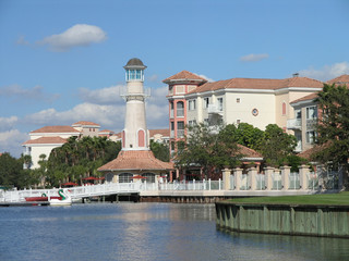 Vacation Resort Bldgs Lighthouse & Lake 4