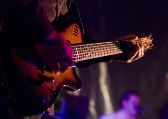 Obraz premium Musician with guitar