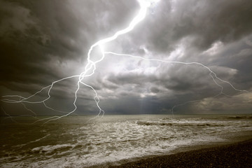 the lighting storm