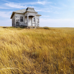 Old abandoned house.