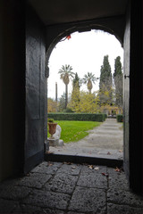 vista sul giardino