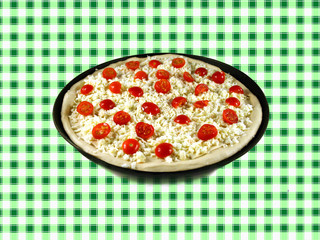 pizza ai pomodorini al tegamino