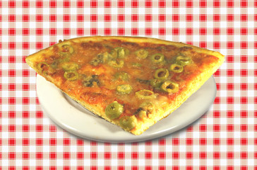 pizza alle olive e acciughe