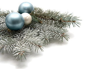 Snowy christmas decoration