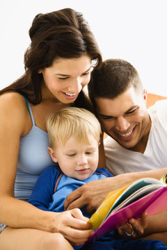 Family reading.