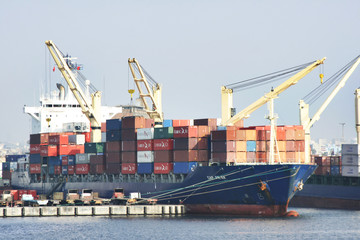 Fototapeta premium Containerhafen
