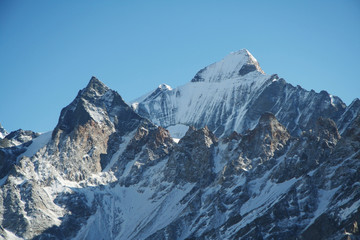 Fototapeta na wymiar High Himalayan mountain