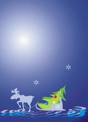 Naklejka premium xmas