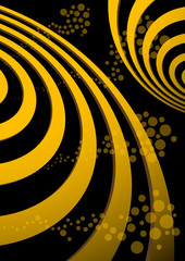 Abstract spiral background vector illustration