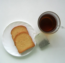 Zwieback und Tee