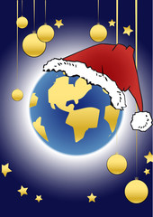 christmas series - globe