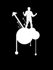homme nuage