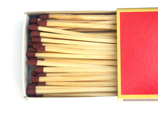 boîte d'allumettes ouverte