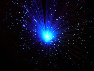 Lichtspiel blau