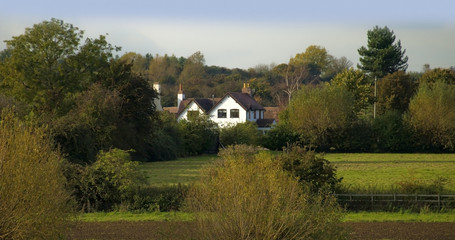 Fototapeta na wymiar cottage near stratford upon avon 