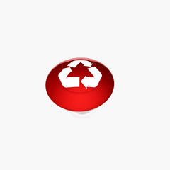 red recycle buton