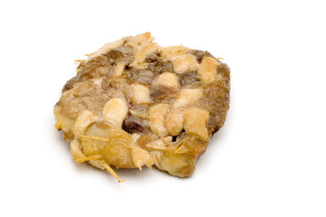 object on white - food - weave chicken and pork chop