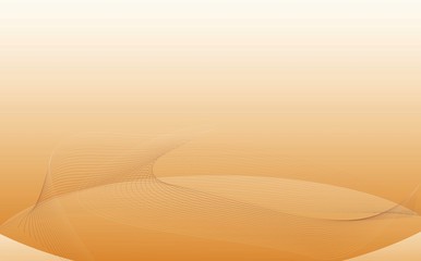 Fototapeta na wymiar orange abstract waves on background