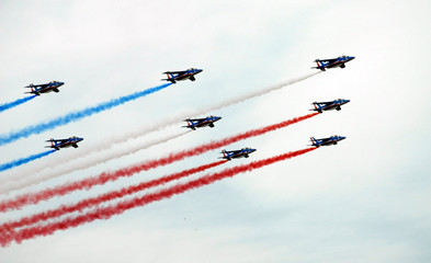 En formation