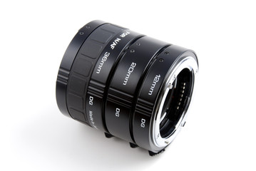 Fototapeta premium Stock pictures or lenses and other camera accessories