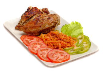 roasted chicken & vegetables