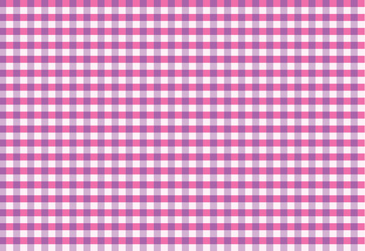 Purple And Pink Gingham Background