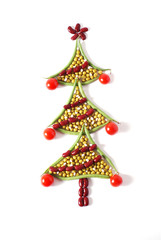 food christmas tree