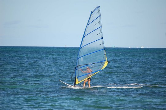 Windsurfing on the Atlantic