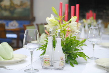 elegant restaurant