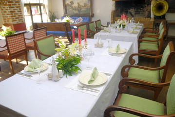 elegant restaurant