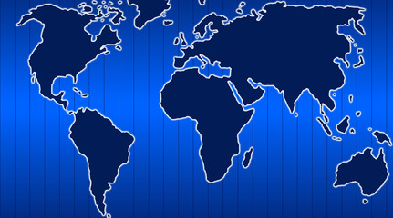 world map technology style © zphoto