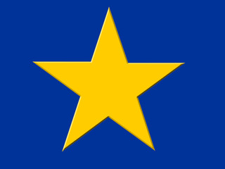 Fototapeta premium Europa Stern
